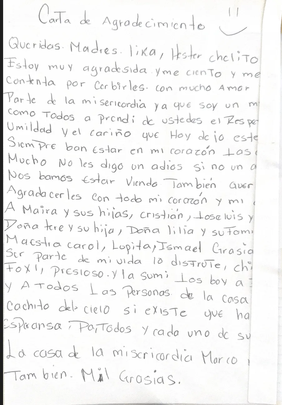 Carta de Anónimo