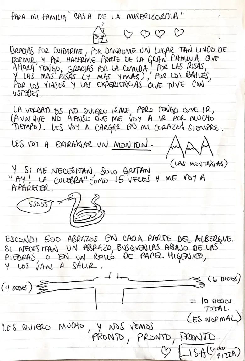 Carta de Lisa