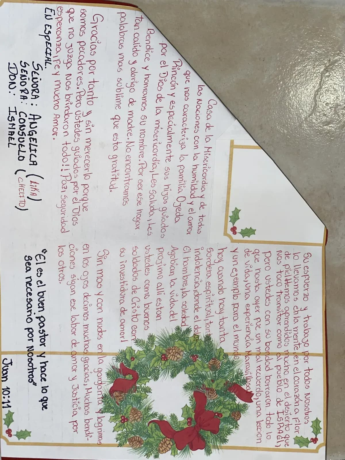 Carta de Familia Ojeda Rincón