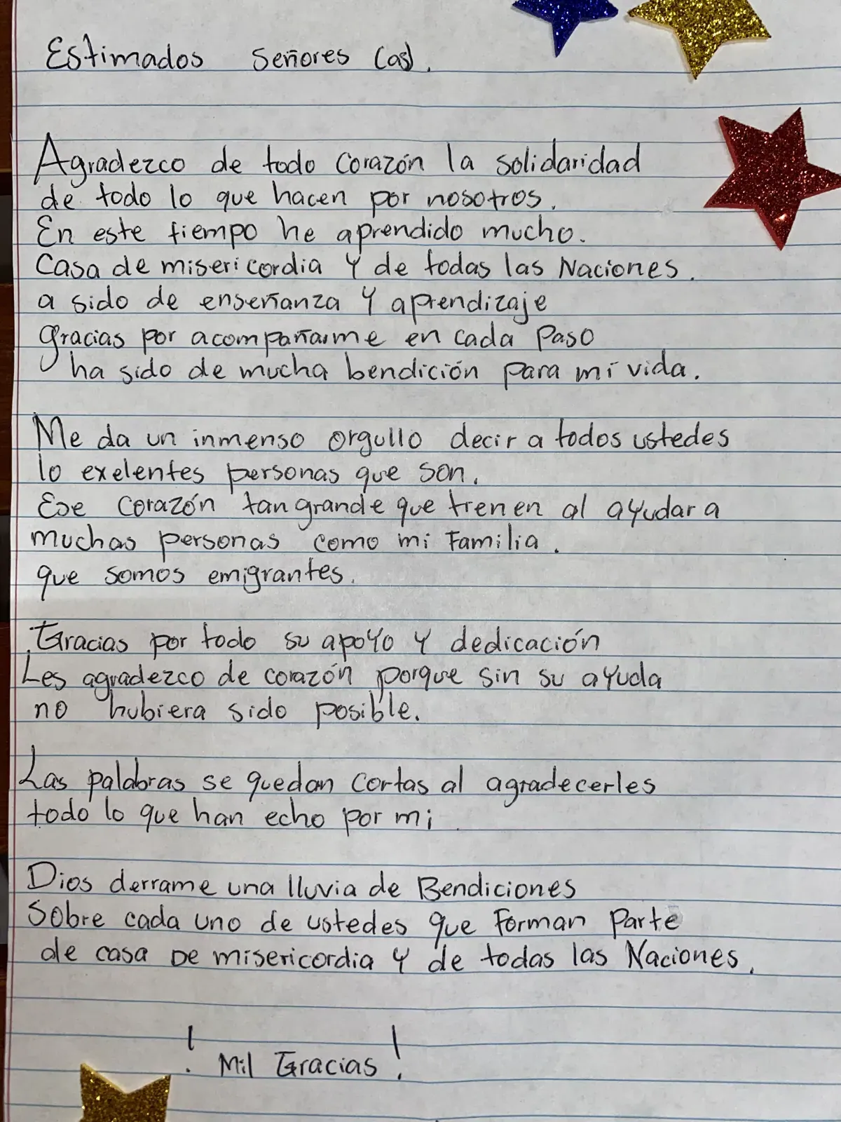 Carta de Anónimo