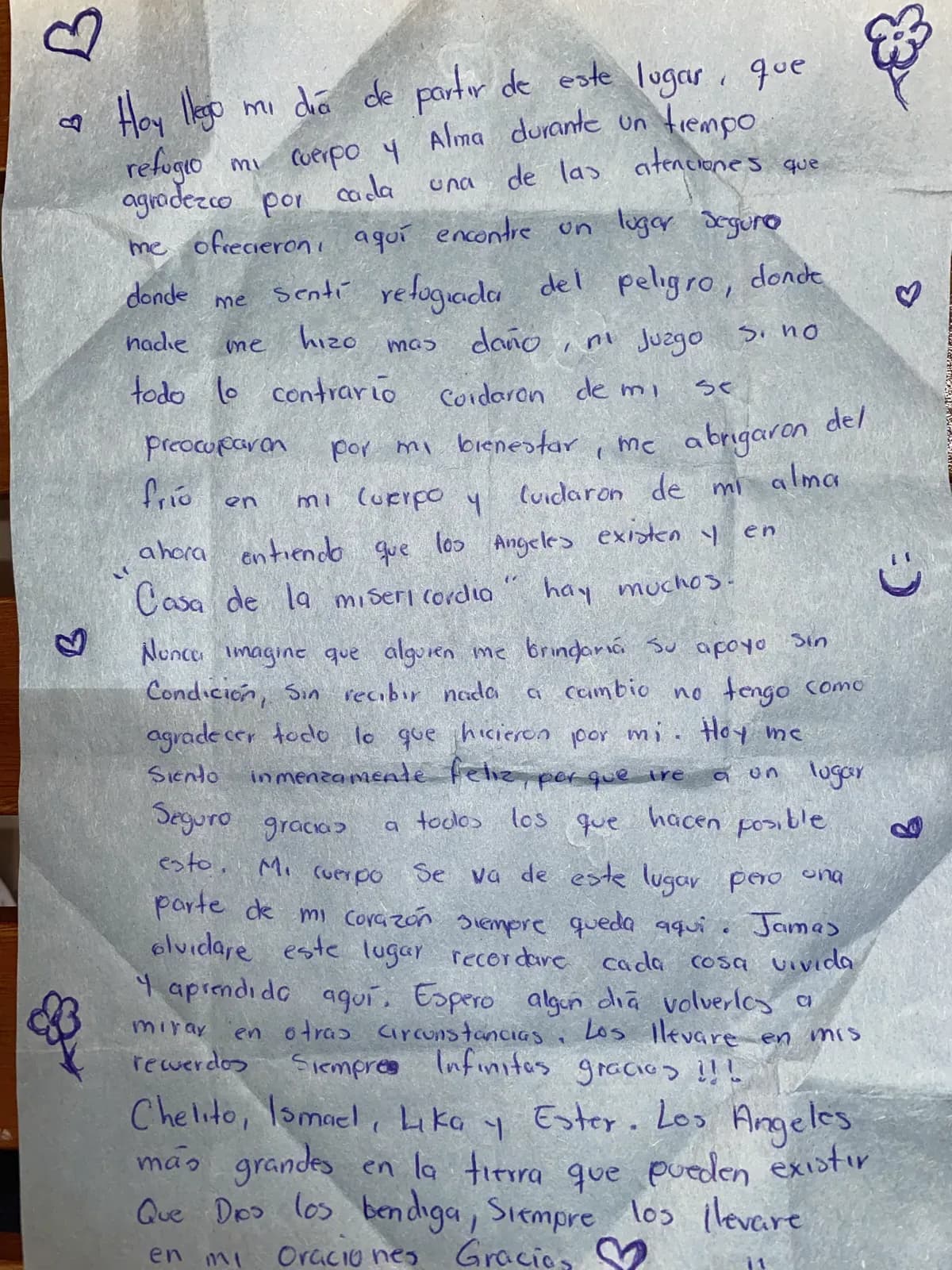 Carta de Anónimo