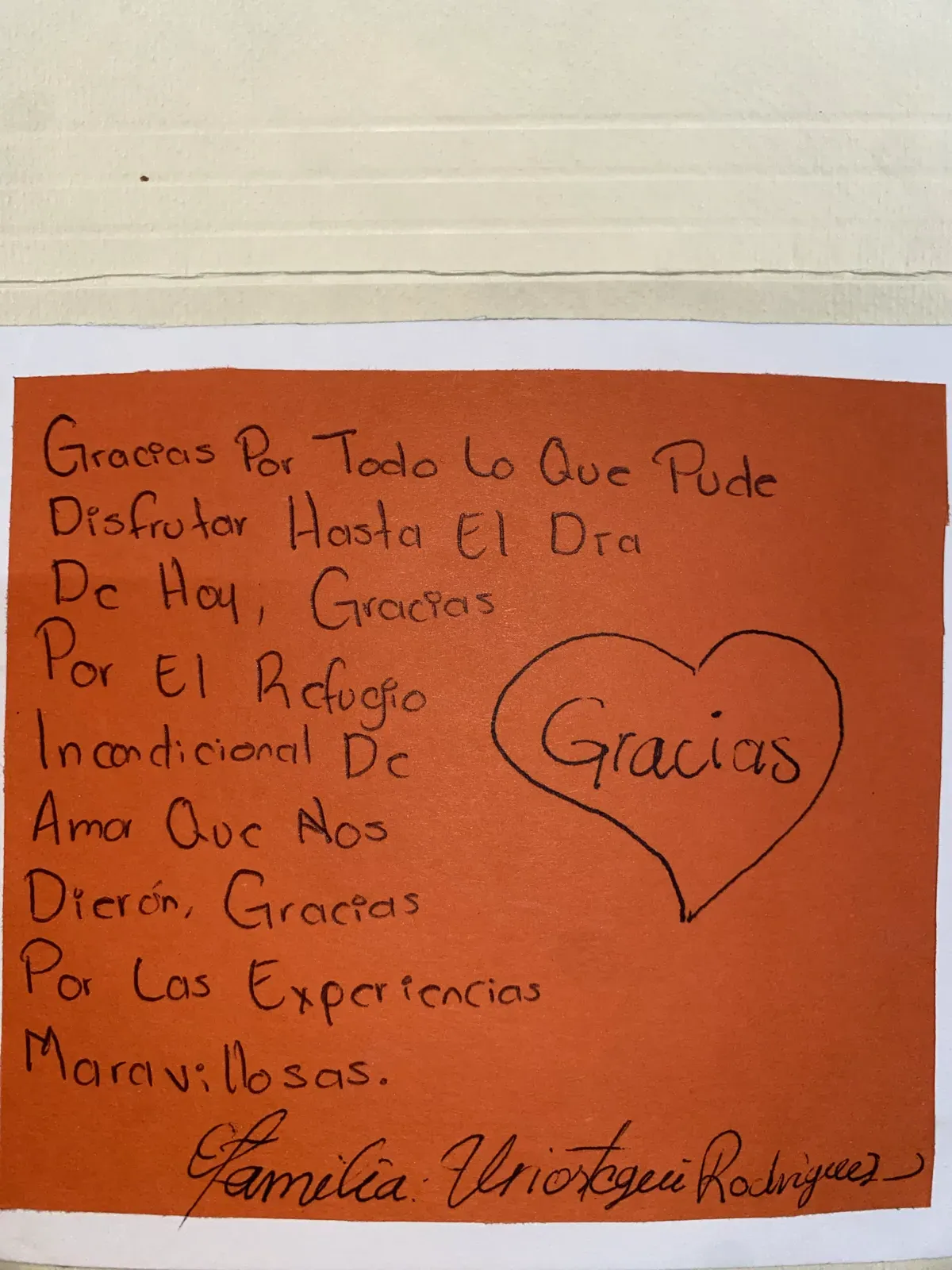 Carta de Familia Uriostegui Rodríguez