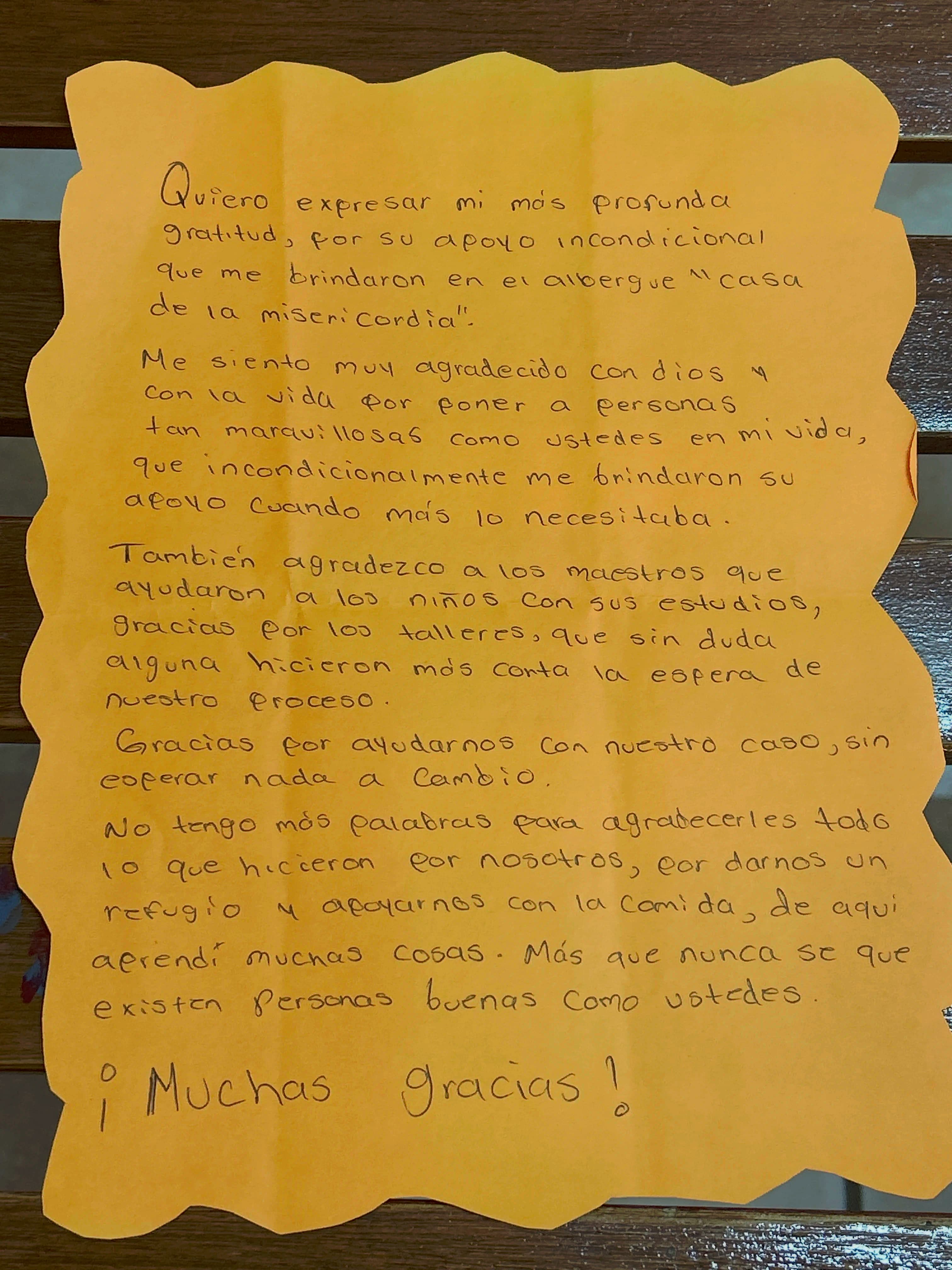 Carta de Anónimo