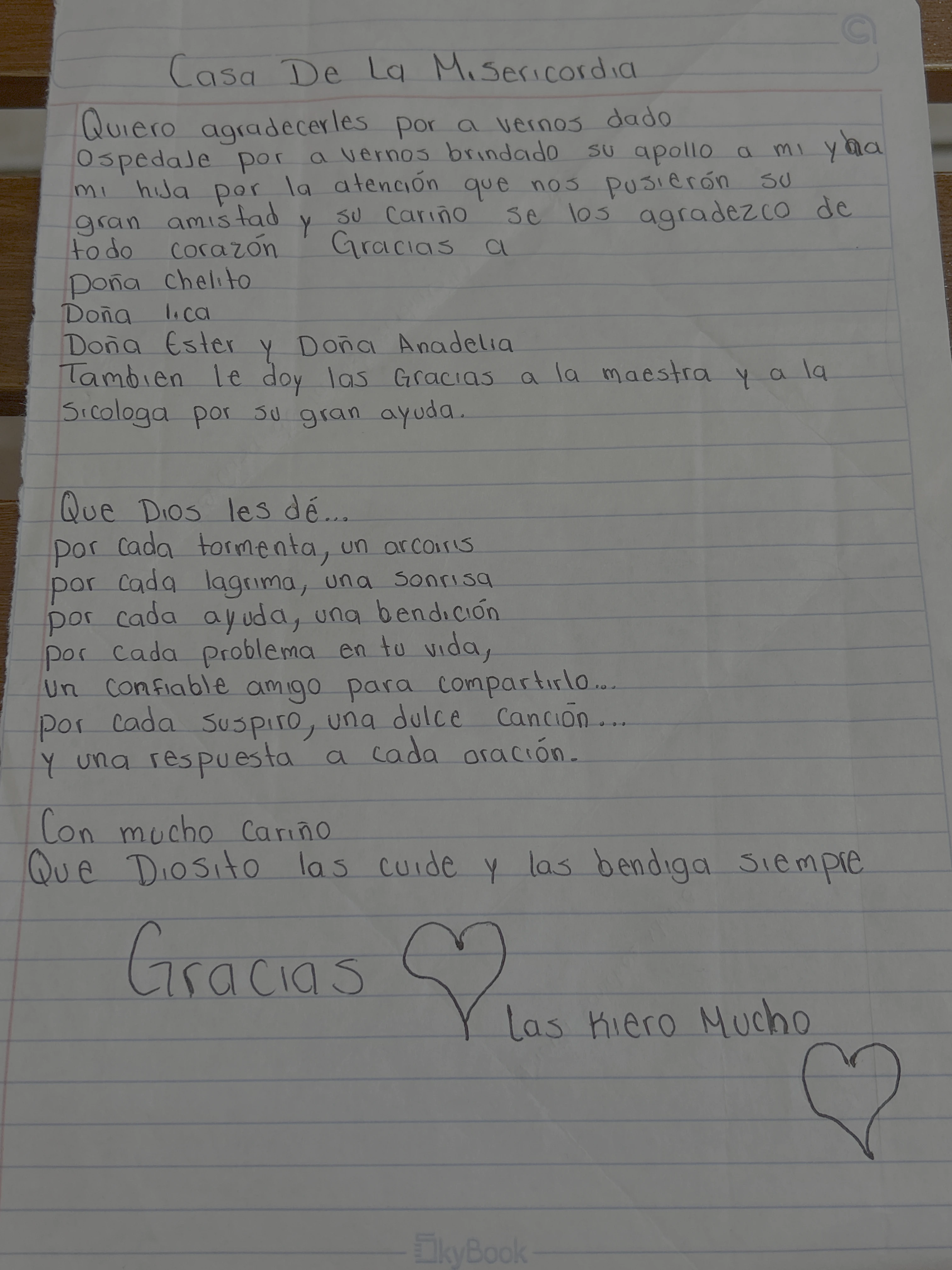 Carta de Anónimo