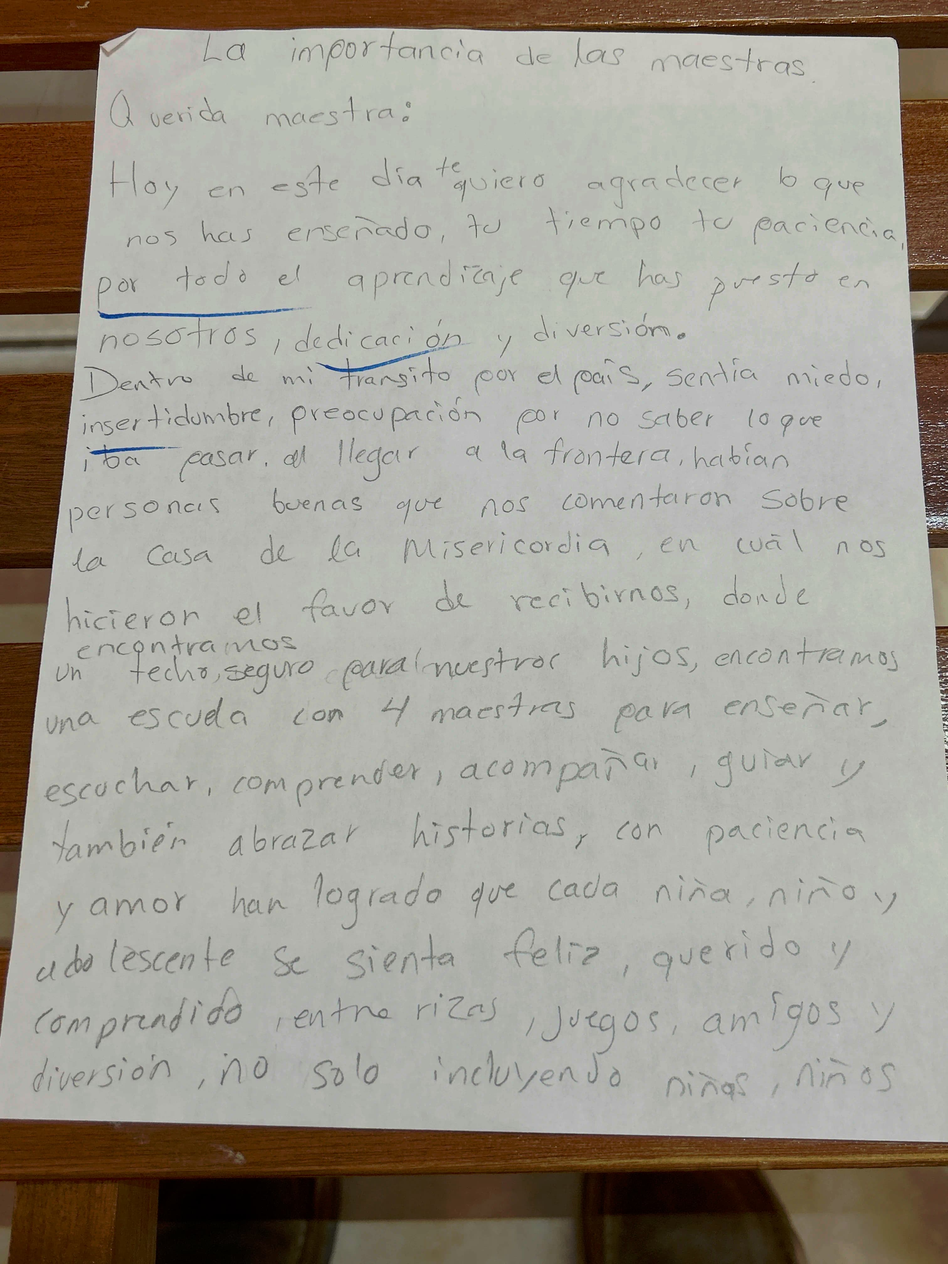 Carta de Anónimo