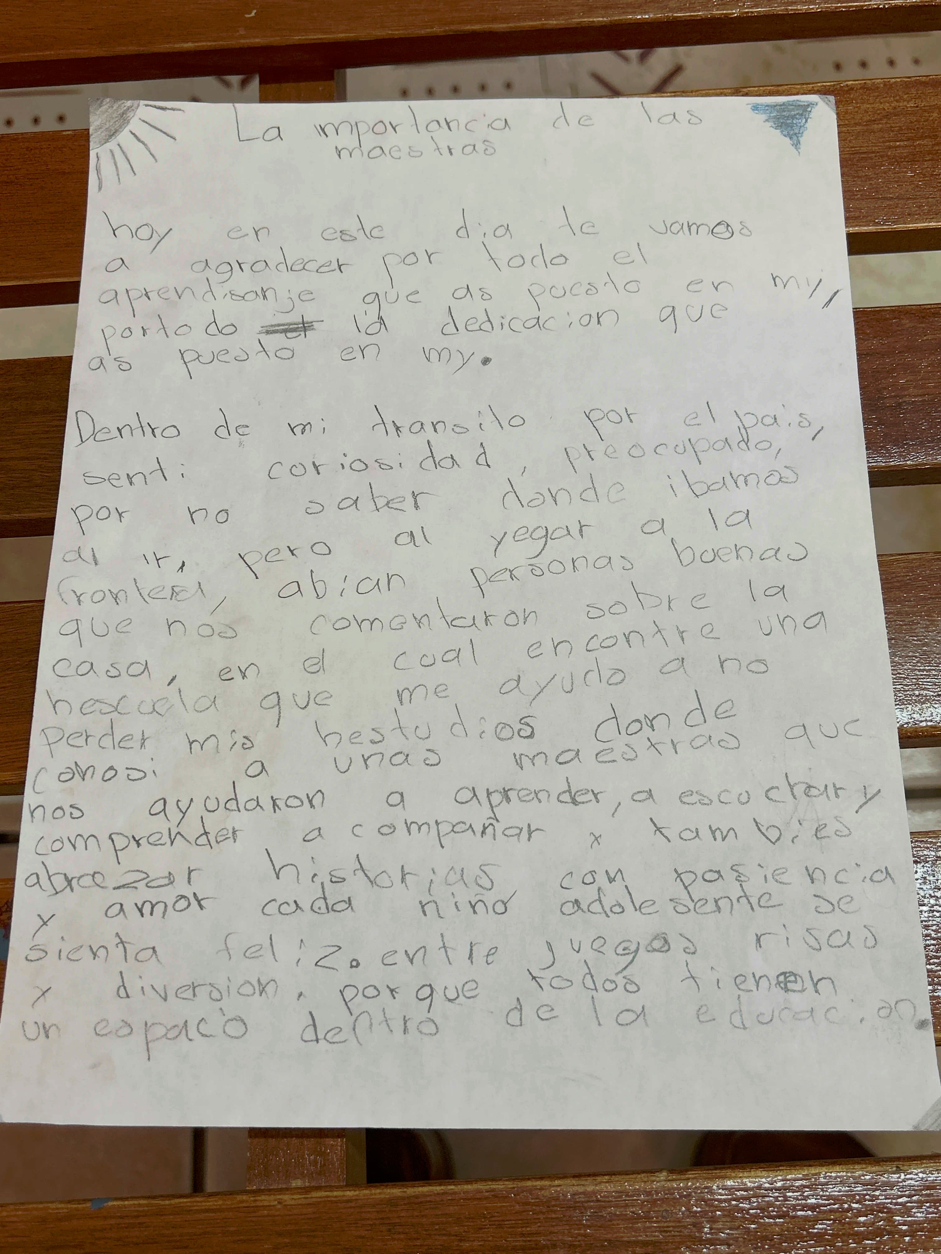Carta de Anónimo