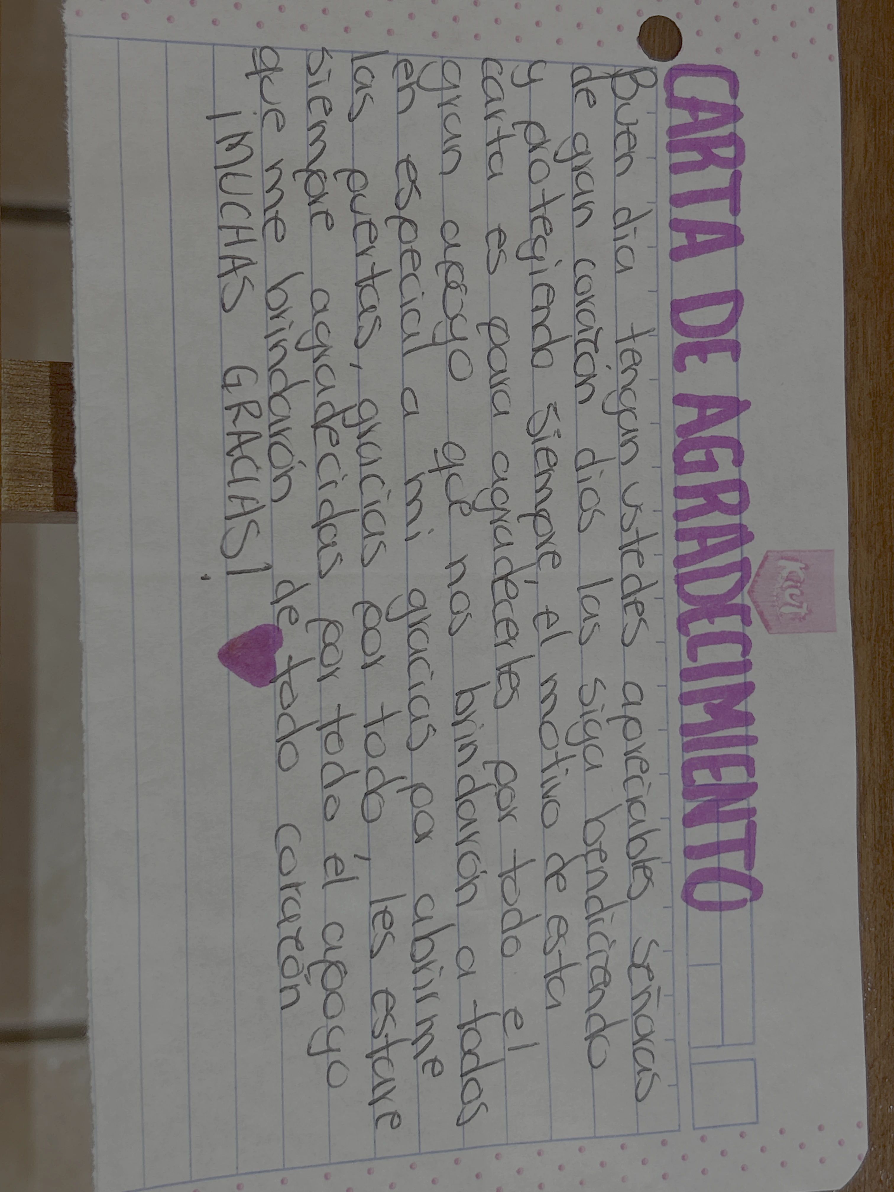 Carta de Anónimo
