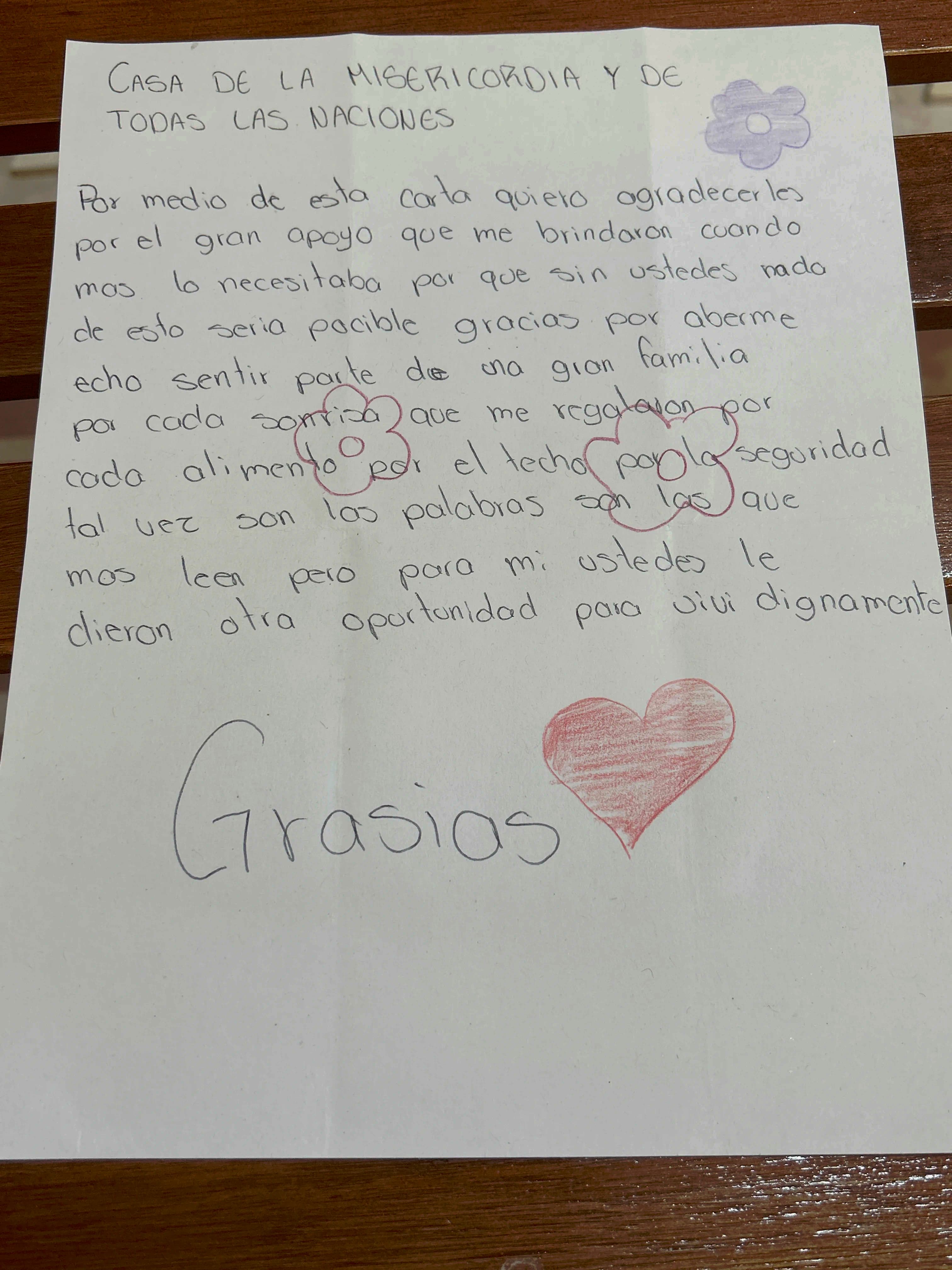 Carta de Anónimo