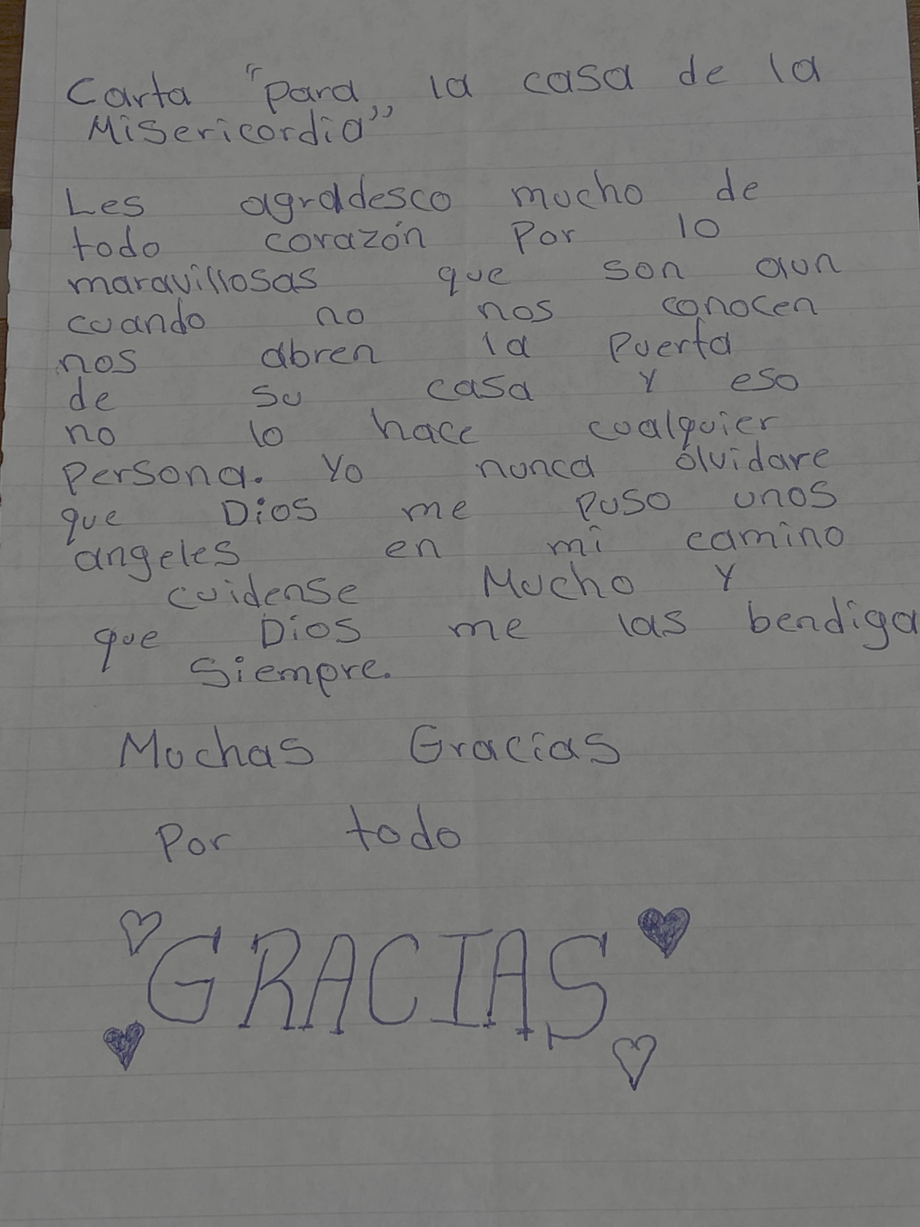 Carta de Anónimo
