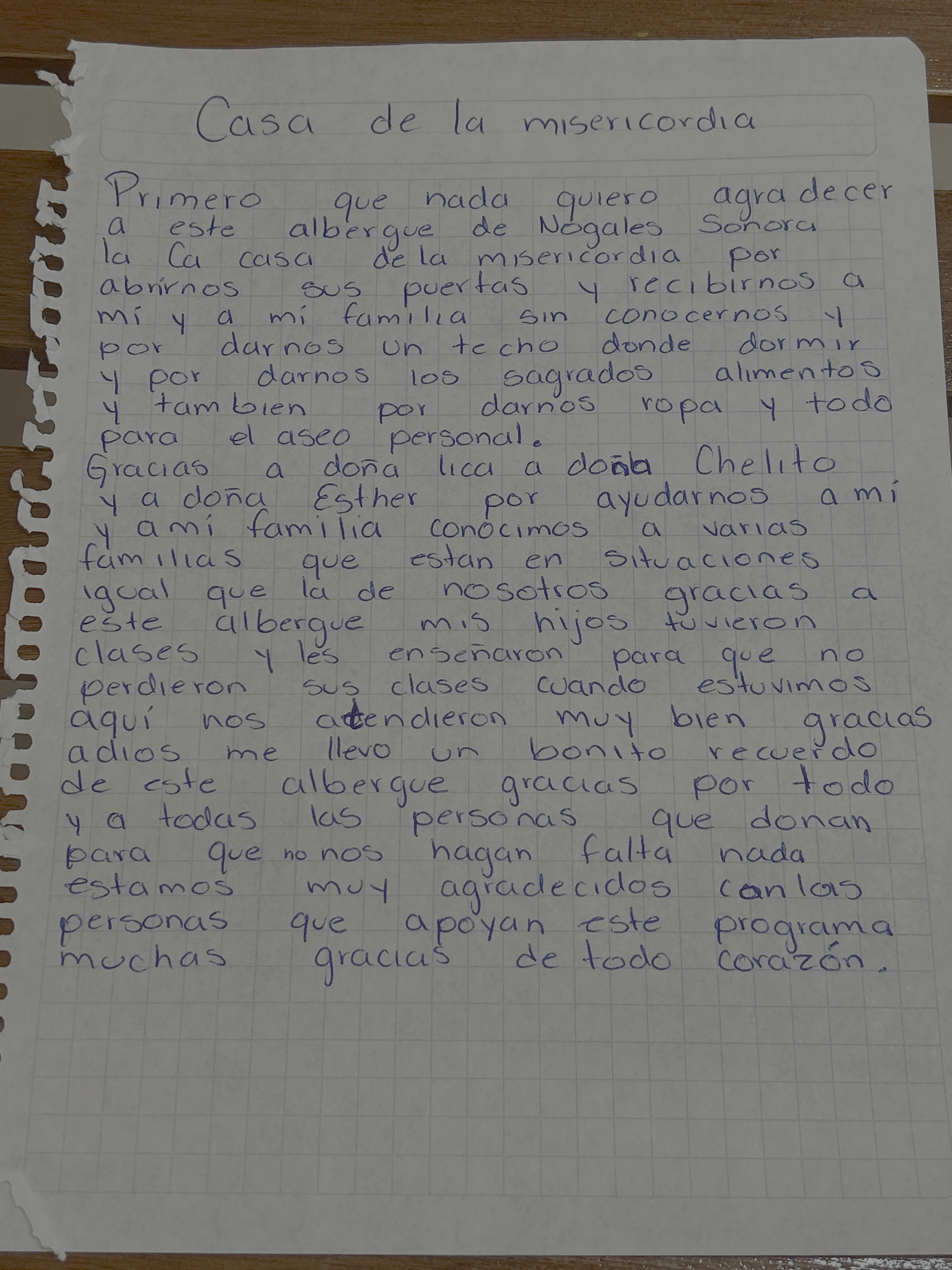 Carta de Anónimo