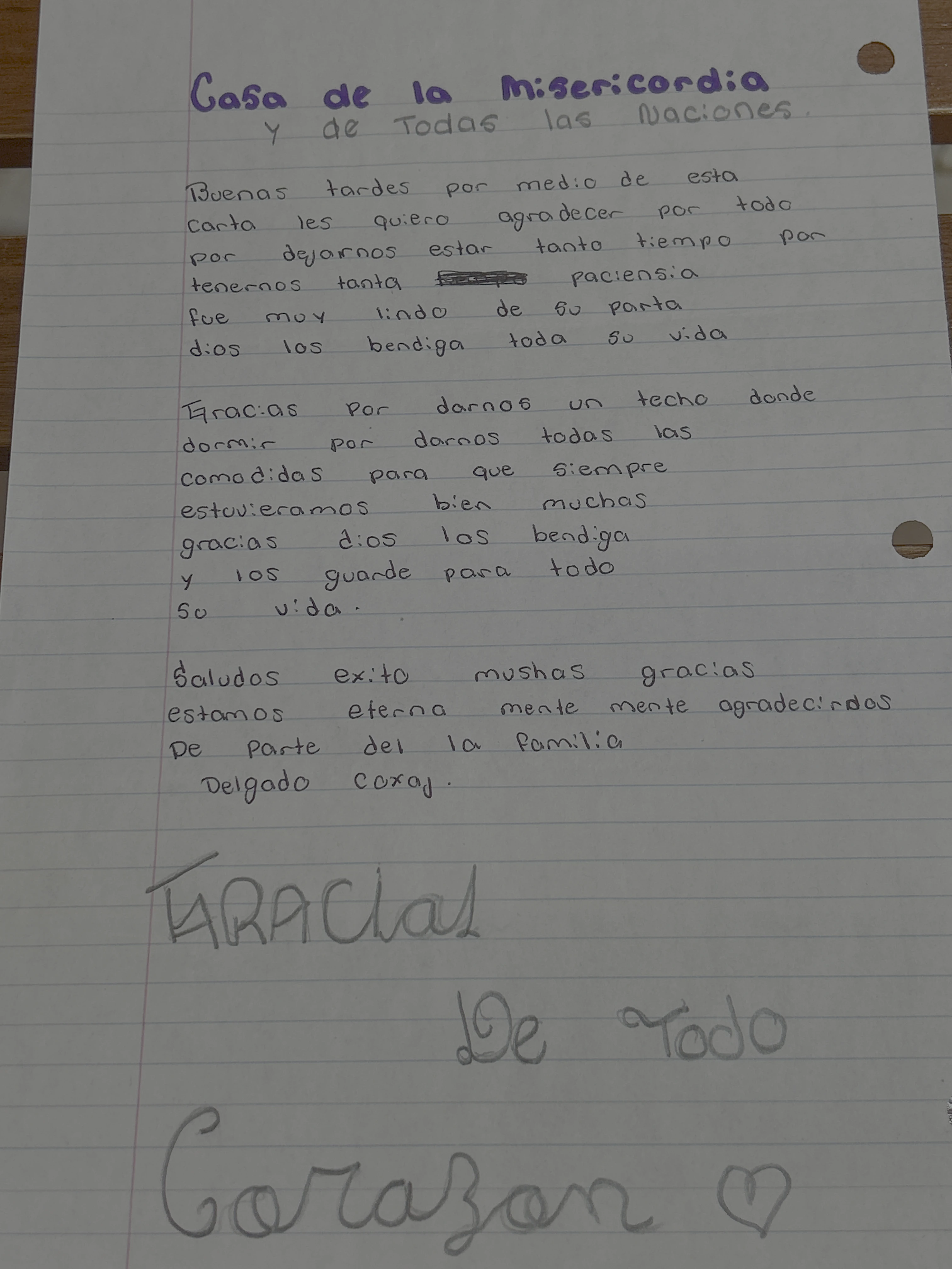 Carta de Familia Delgado Coxaj