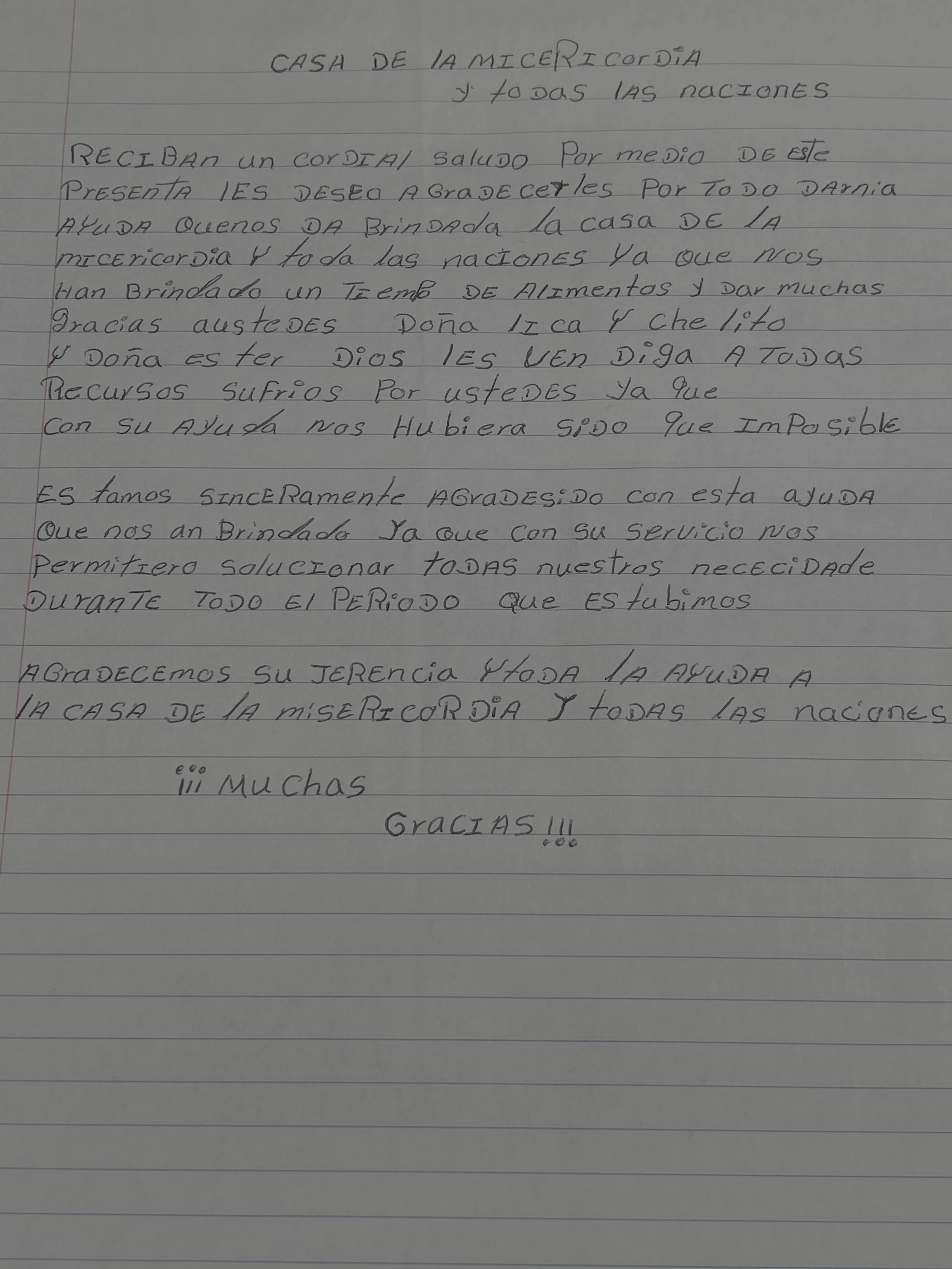 Carta de Anónimo