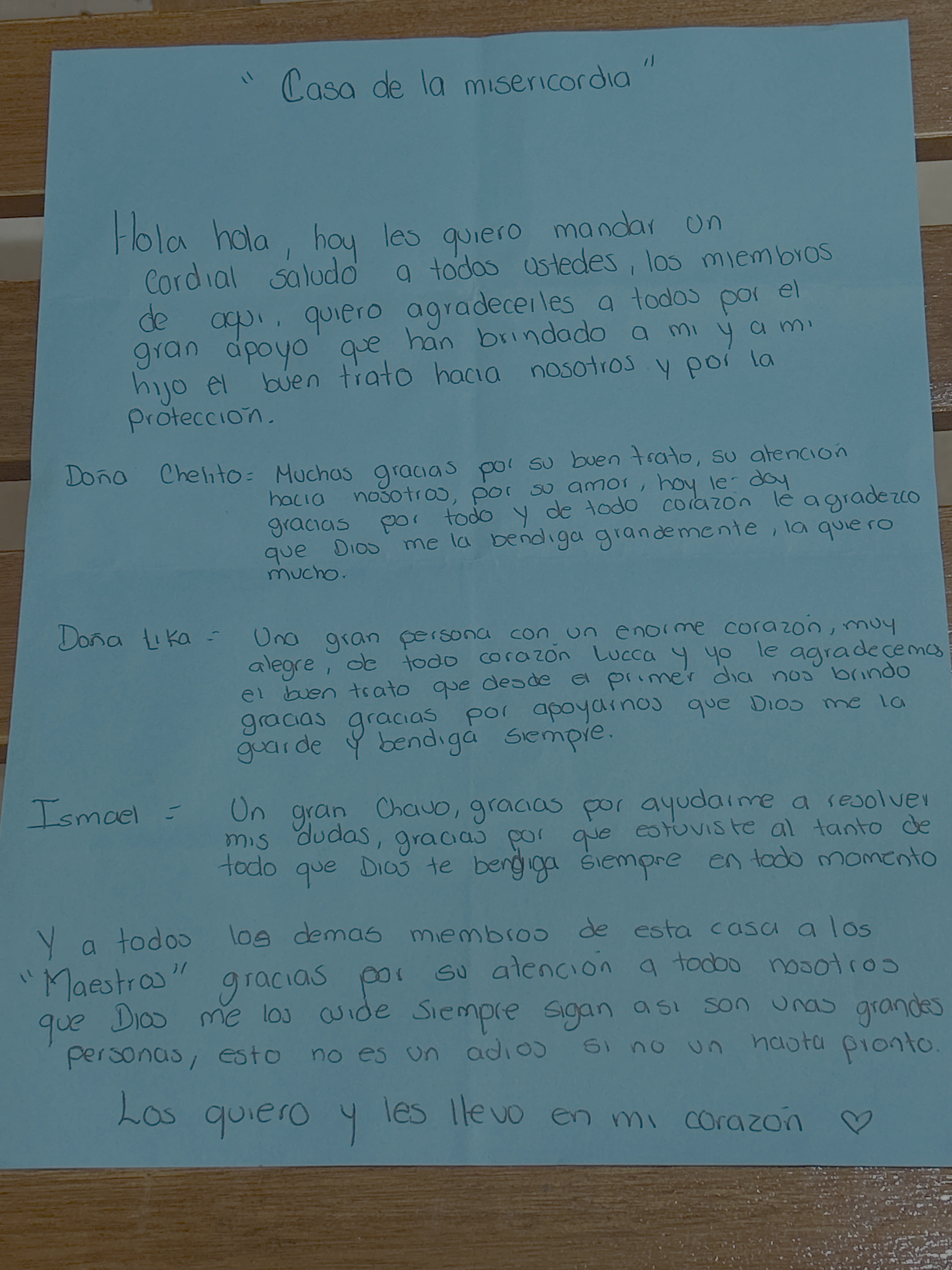 Carta de Anónimo