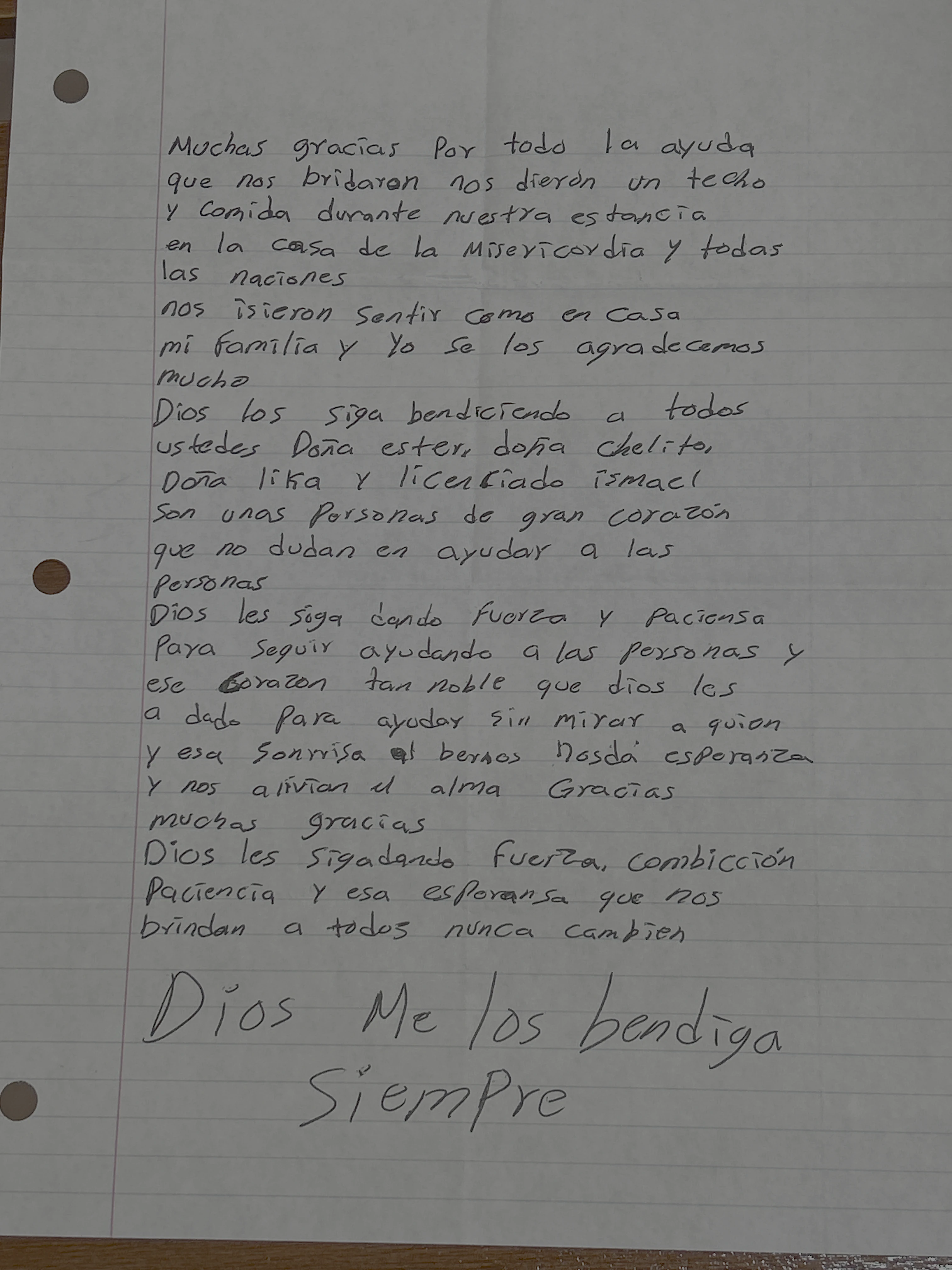 Carta de Anónimo