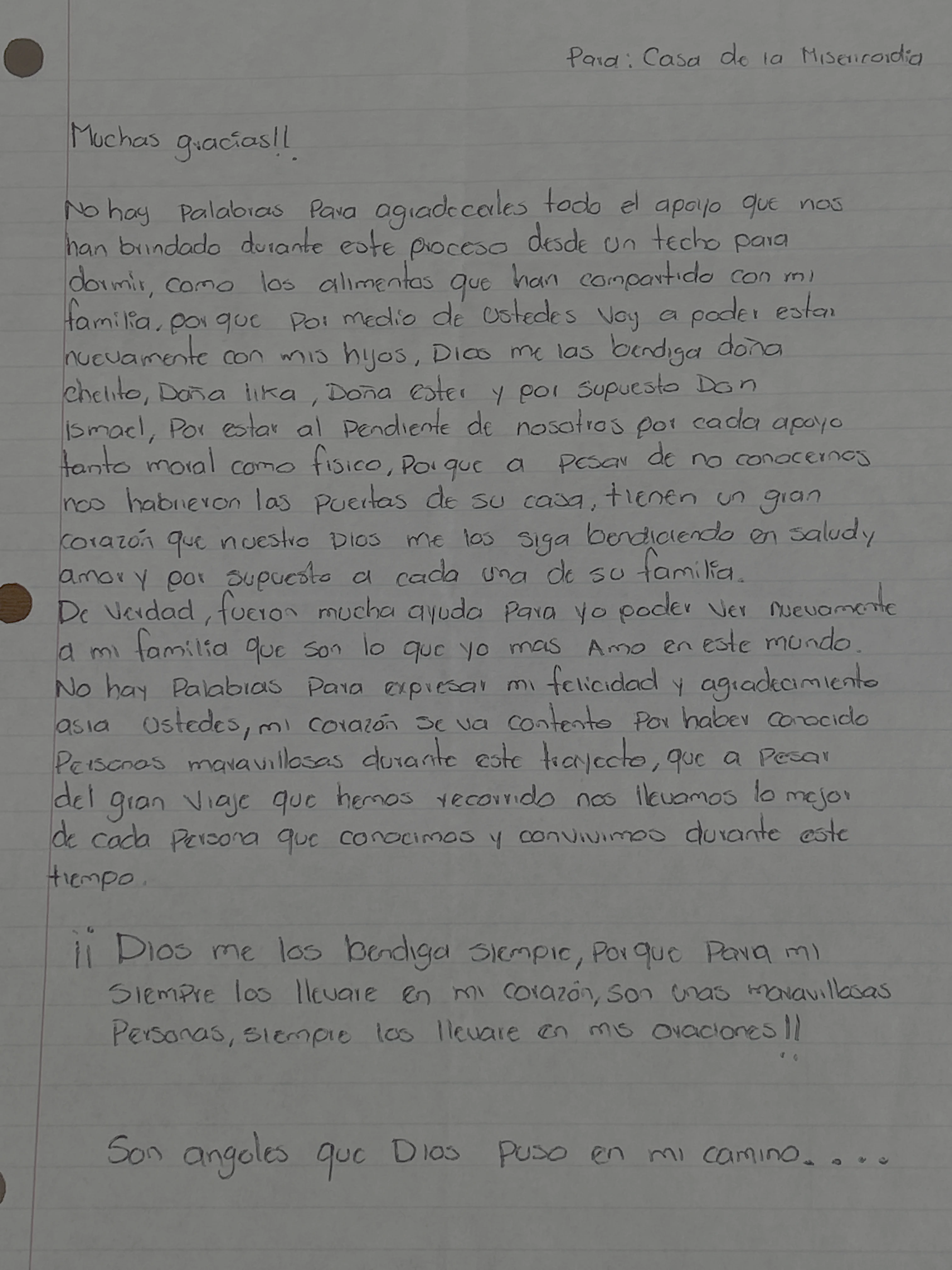 Carta de Anónimo