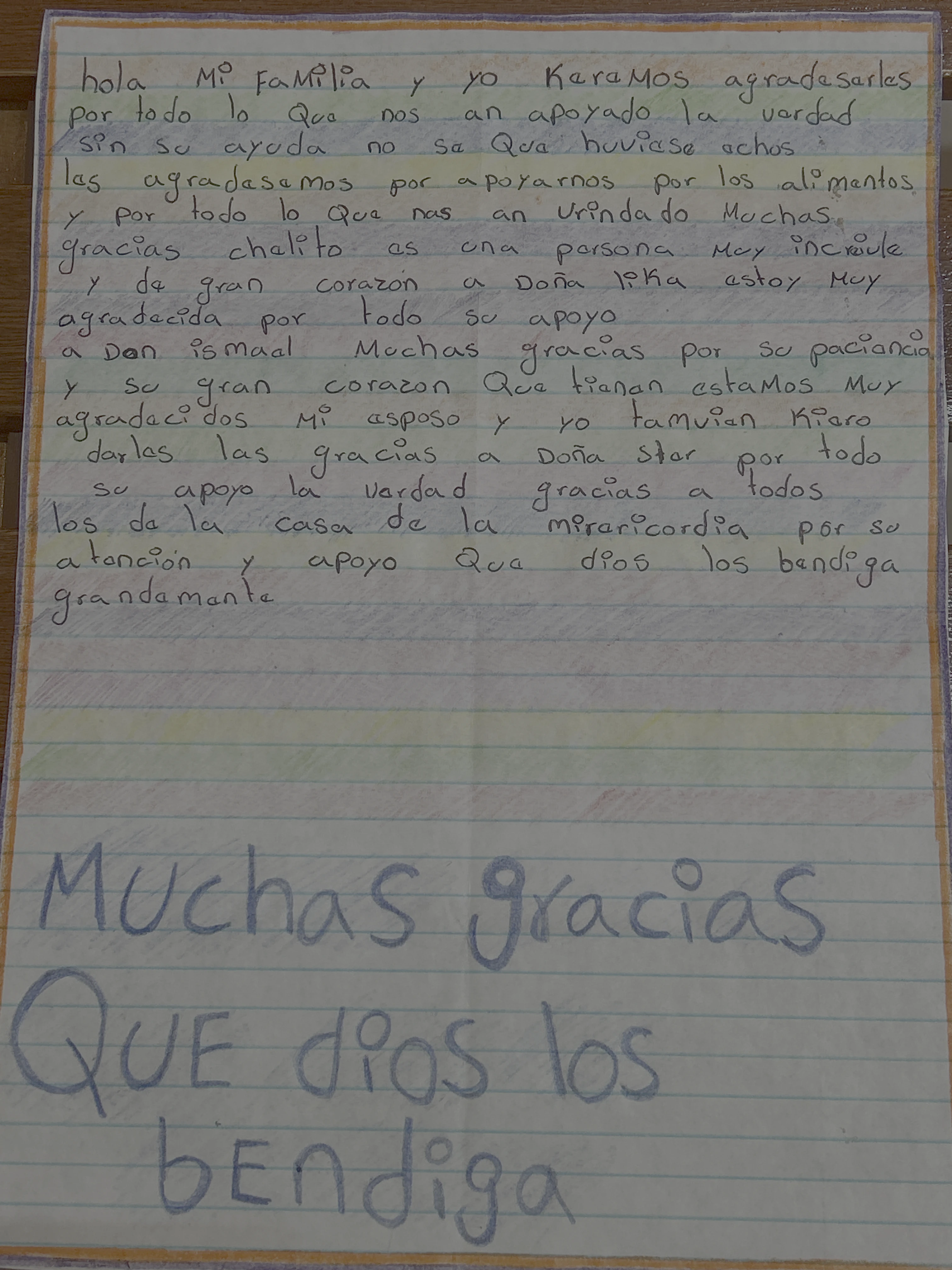 Carta de Anónimo