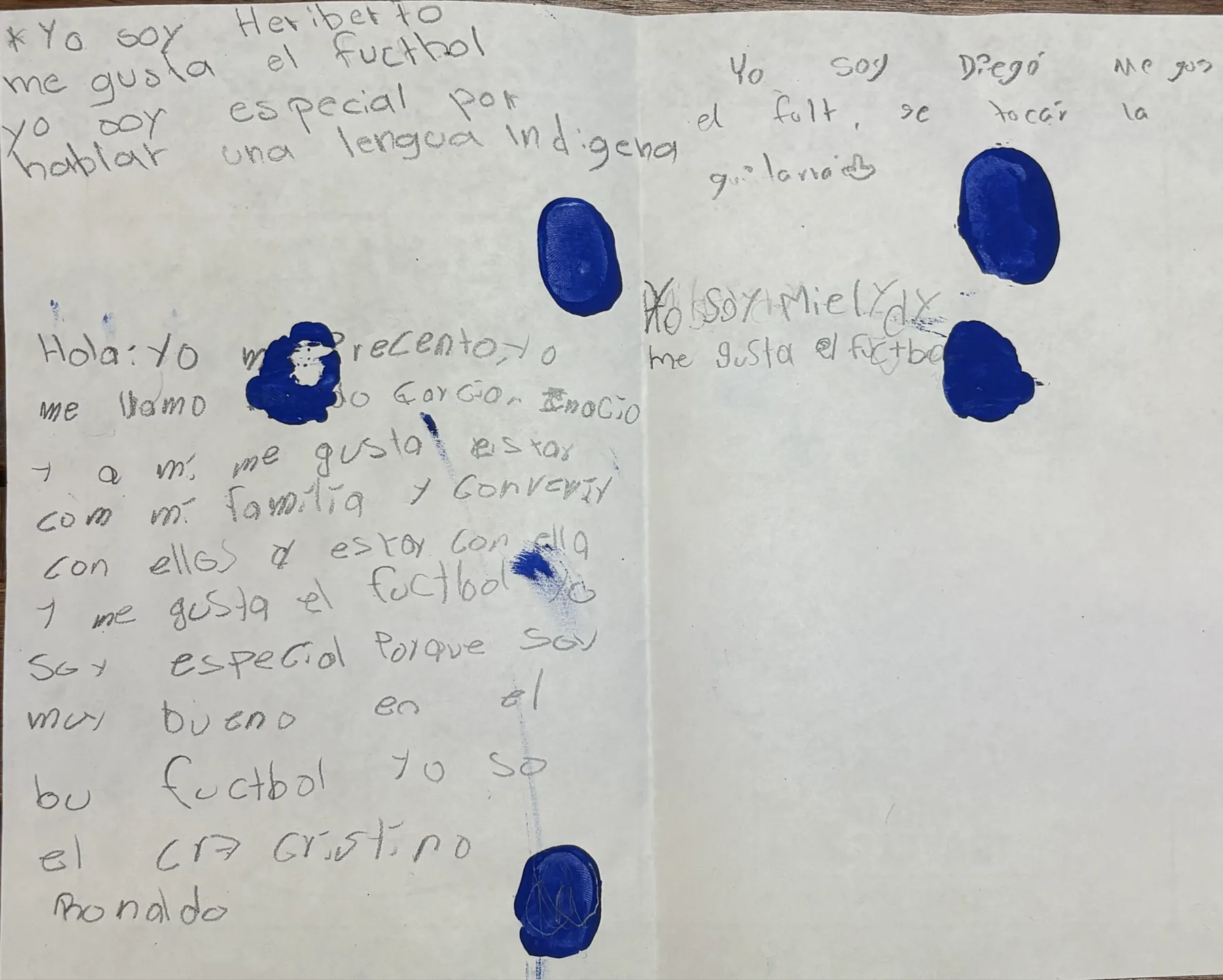 Pasaporte de Heriberto, Diego, Miely
