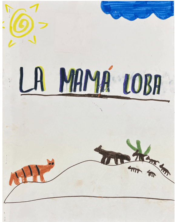 Ilustración de La Mamá Loba