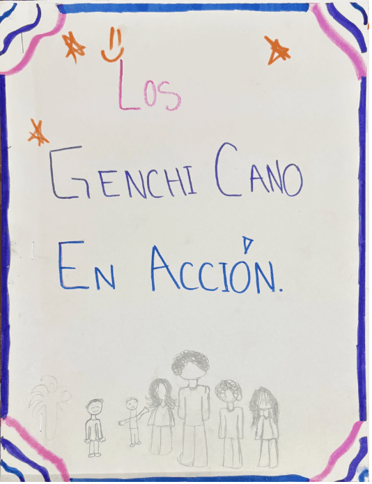 Ilustración de Los Genchi Cano en Acción